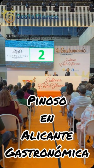 Pinoso en Alicante Gastronómica.